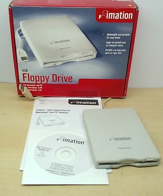 Imation USB Floppy Drive Model D353FUE For Macintosh & Pc Systems