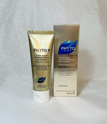 PHYTO PHYTO 9 Nourishing Day Cream with 9 Plants for Ultra-Dry Hair 50ML New/Box