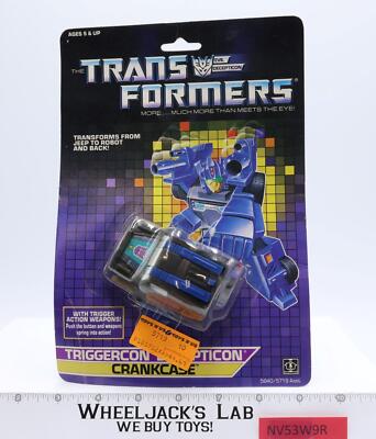 Crankcase 1988 Vintage Hasbro G1 Transformers Action Figure MOSC
