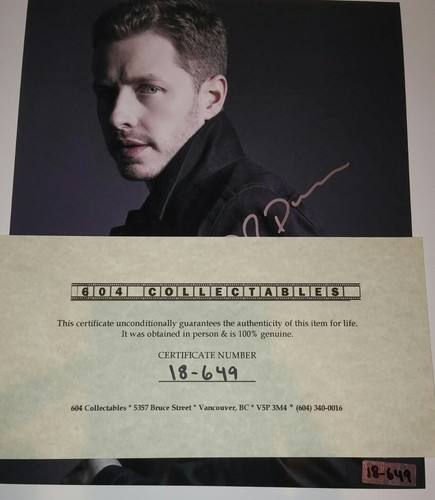 Josh Dallas Hand Signed Autograph 8x10 Photo COA Manifest Once Upon A Time