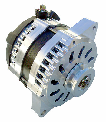 320 Amp Custom Billet Aluminum Hi Output Alternator for GM 10SI 10DN 12SI CS130