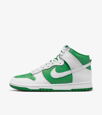 

Кроссовки Nike Dunk Hi Retro DV0829-300 Stadium Green / Stadium Green / White, Stadium green/stadium green/white/white, Nike Dunk
