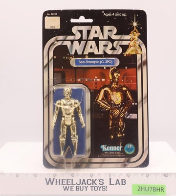 C-3PO 12 Back-A Star Wars 1977 Kenner Action Figure NEW MOSC SEALED