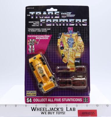 Drag Strip G1 Transformers 1986 Vintage Hasbro  Action Figure MOSC NEW