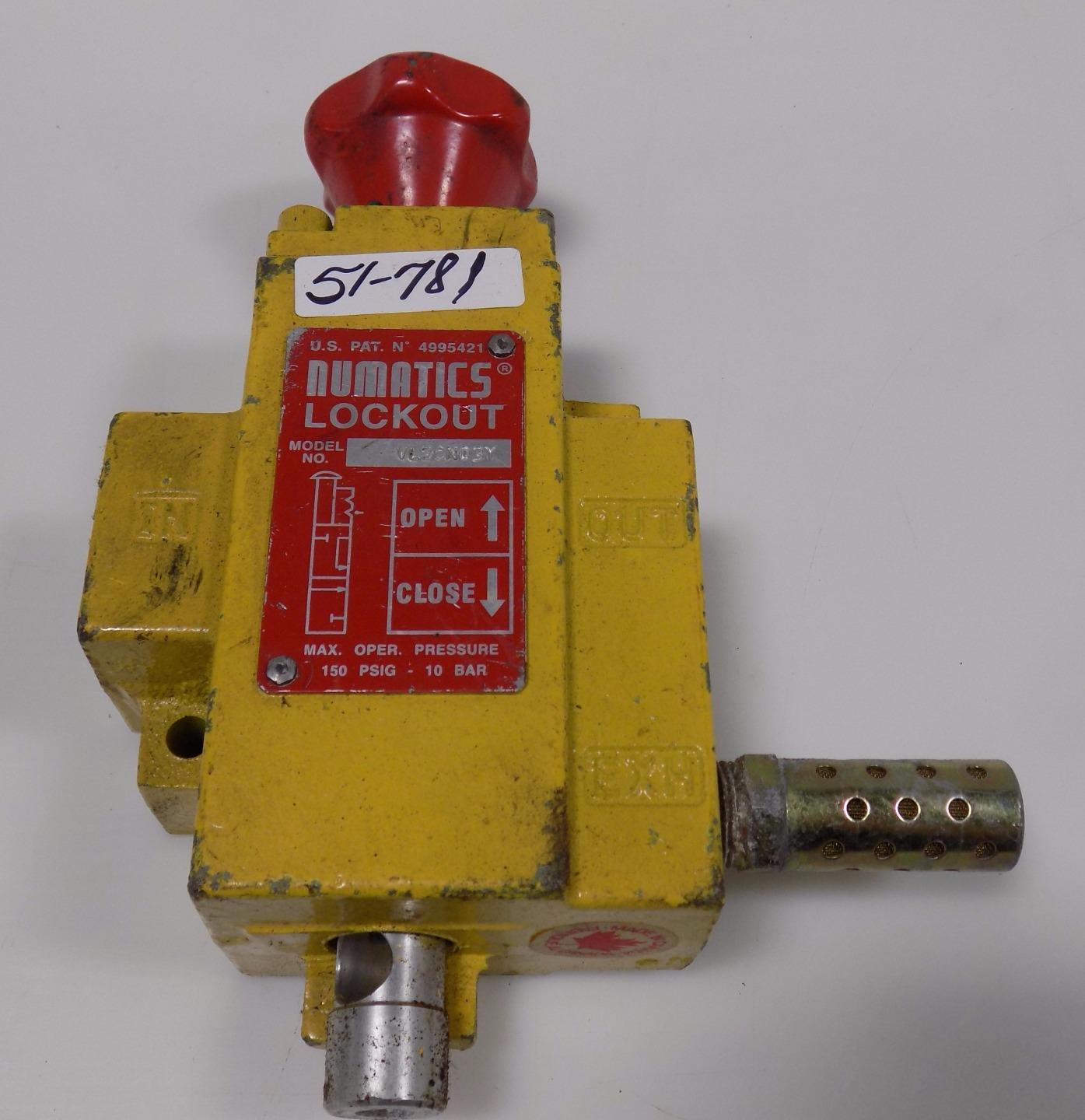 NUMATICS LOCKOUT PNEUMATIC VALVE VL30N03Y