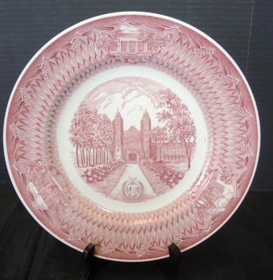 Vintage Wedgwood Plate * The Chapel Bates College