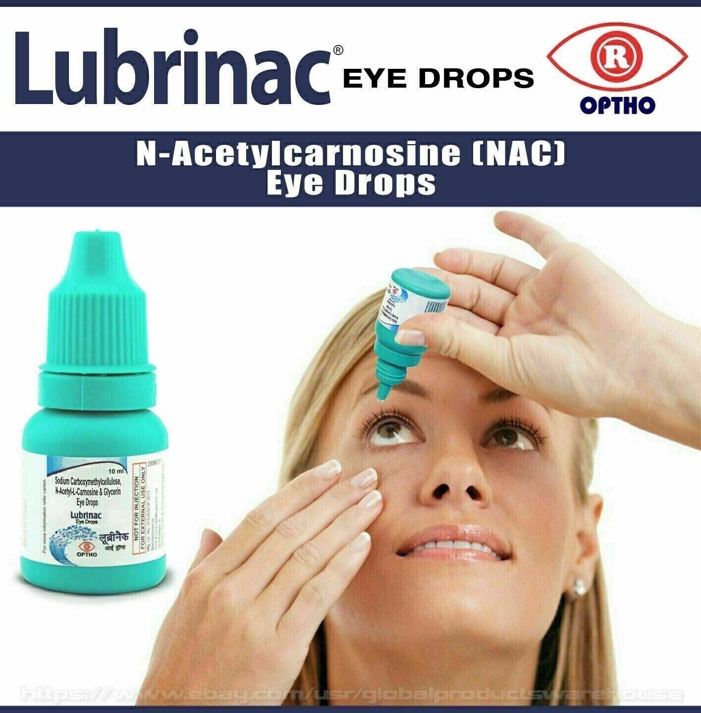 Капли и жидкость для глаз Buy 3 Get 1 Free Lubrinac Eye Drop cure ...