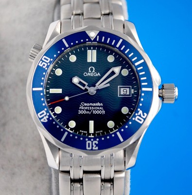 omega blue watch