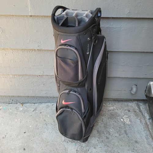 Nike ゴルフバッグ ブラック/イエロー Nike Golf Performance Carry Bag - Black/Yellow 14 Way