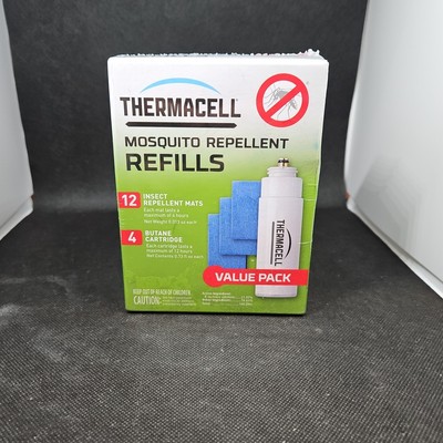Thermacell R4 Insect Repellent 4 Cartridge Refill 24 Hours 2 Mats Value Pack