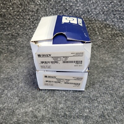 Lot of 2 Brady PSIDP-211-250 I.D. PRO Plus LS2000 100 In A Roll.