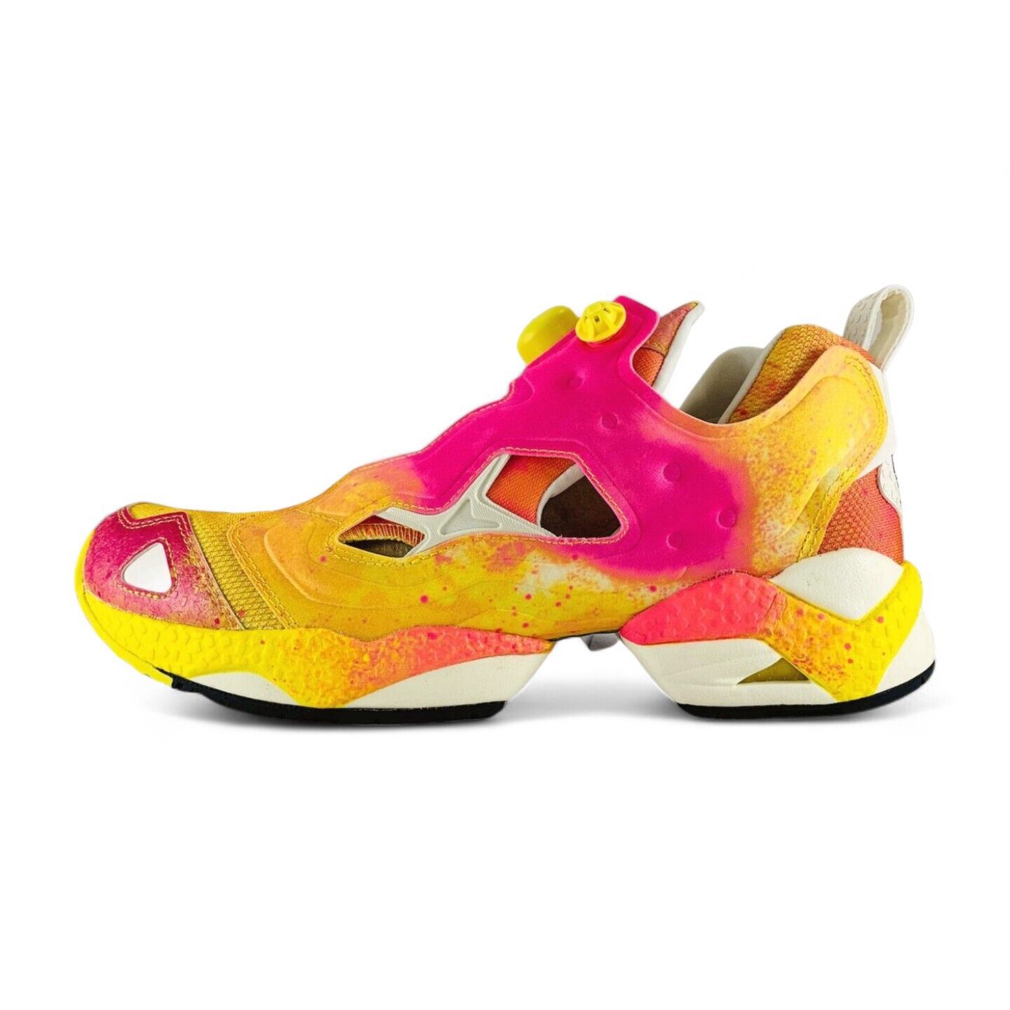 Reebok InstaPump Fury x Smiley Face Men's Shoes Pink Yellow Reebok InstaPump Fury x Smiley Face Men's Shoes Pink Yellow