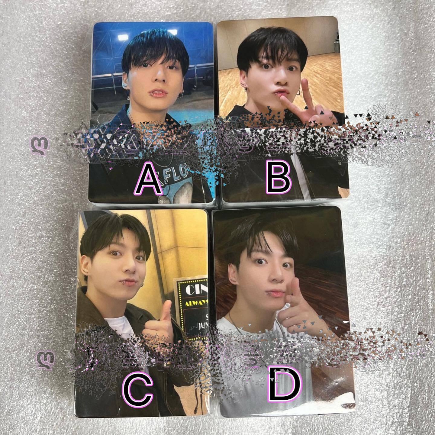 BTS ジョングク GOLDEN yizhiyu 4枚セット BTS ジョングク グク GOLDEN yizhiyu 中華 トレカ4枚セット（BTS