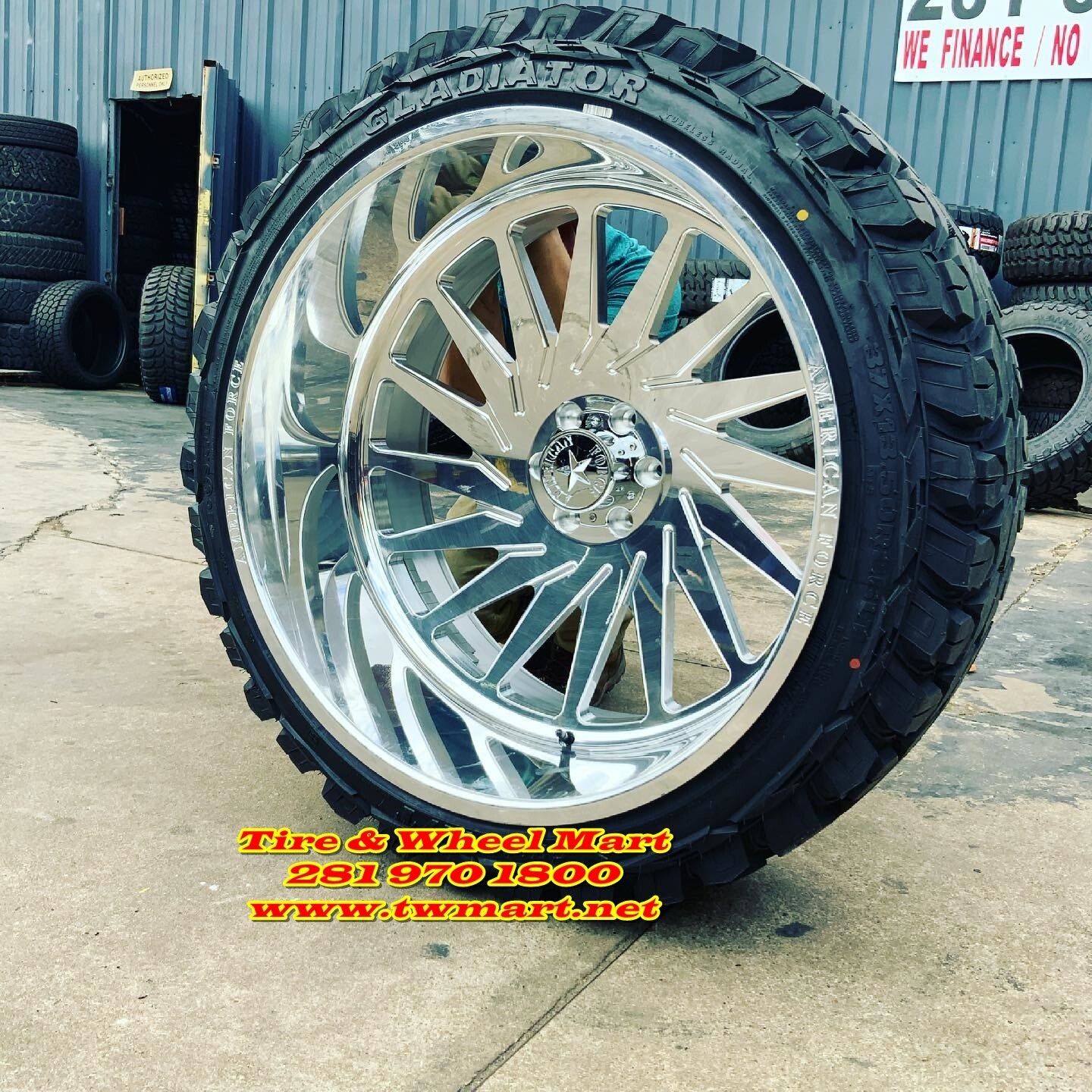AmericanForceWheel24x14アメリカンフォース 4 24X14 AMERICAN FORCE MORPH CONCAVE 8X170POLISH /33135024