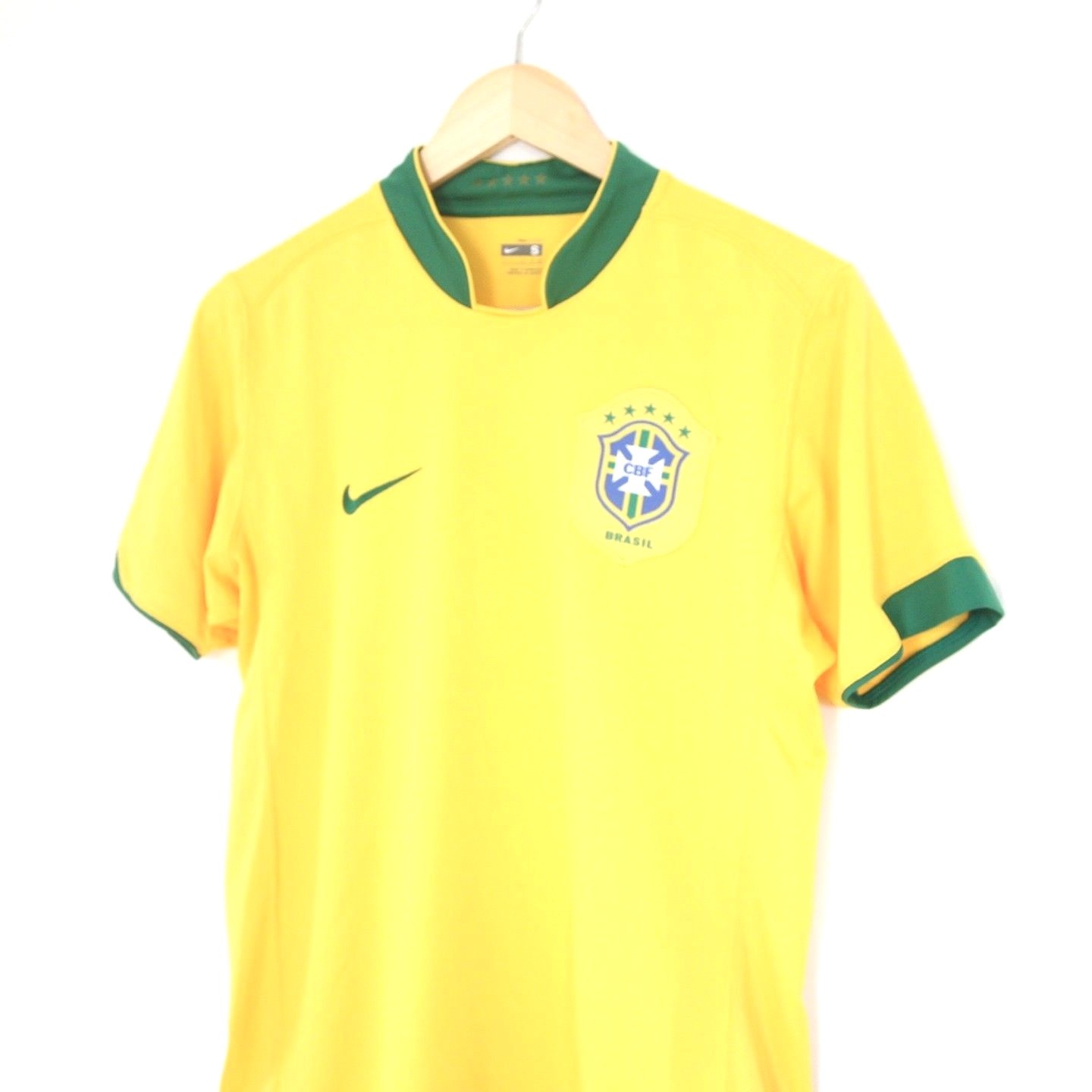 Size S - NIKE Men's Brazilian Official Soccer Team Jersey