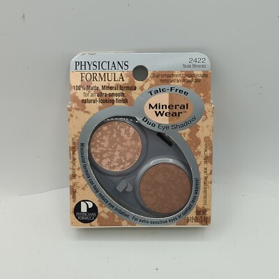 PHYSICIANS FORMULA Mineral Wear Eye Shadow Duo 2422 NUDE MINERALS 0.12 oz 3.4 g