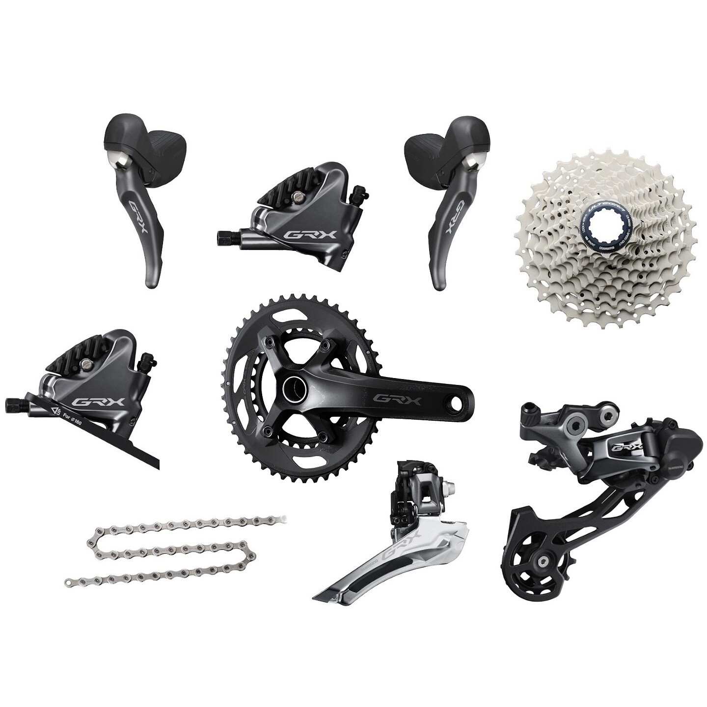 Shimano GRX ST-RX600、RD-RX810、FD-RX810 Shimano GRX RD-RX810 Rear Derailleur | Contender Bicycles
