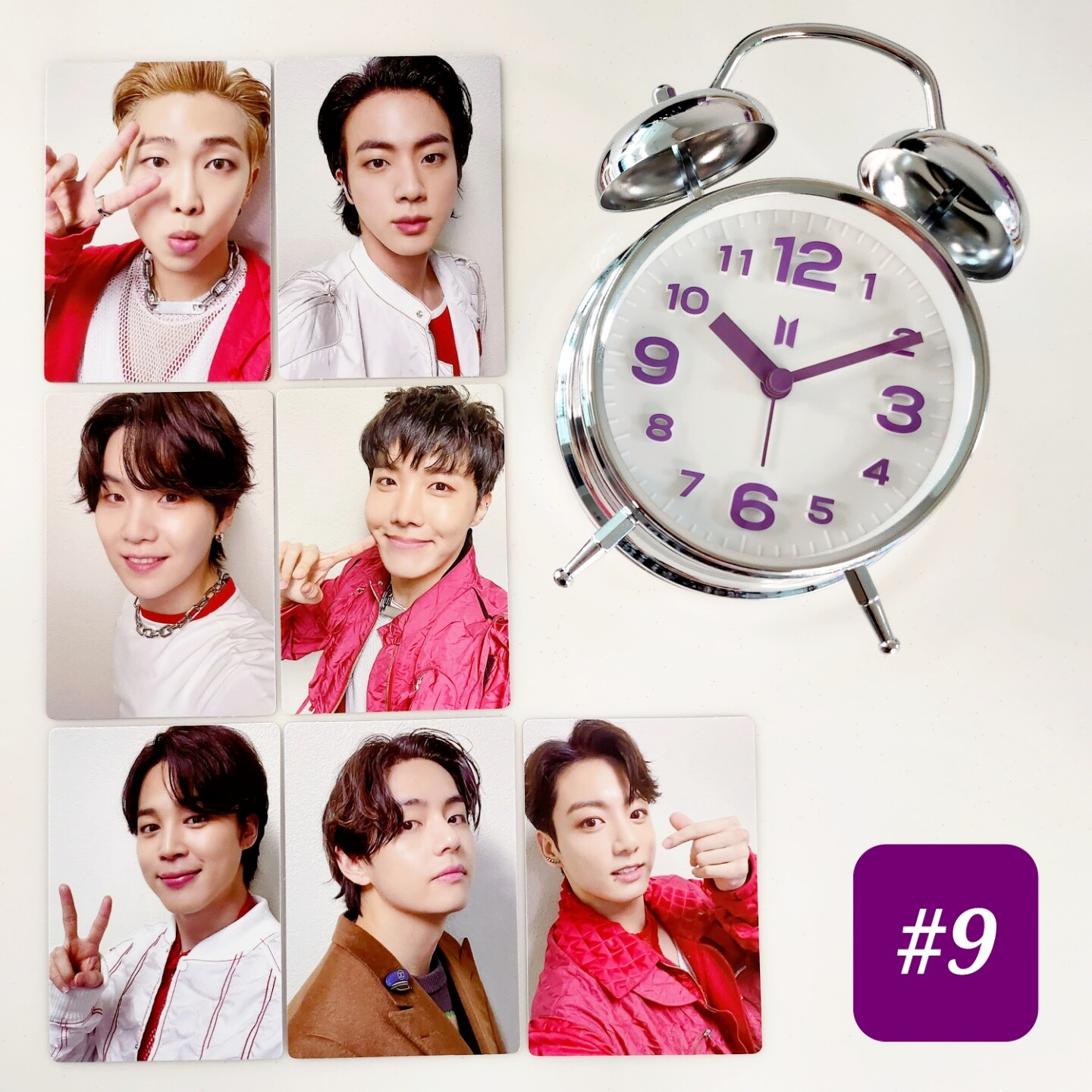 BTS OFFICIAL MERCH BOX #9 Photo card RM JIN SUGA J-HOPE BTS OFFICIAL MERCH BOX #9 Photo card RM JIN SUGA J-HOPE