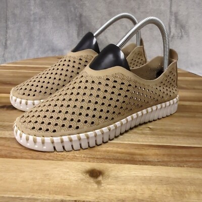 Isle Jacobson Tulip Plateau Shoes Loafers Sneakers Tan EU 36 US 5 Comfort