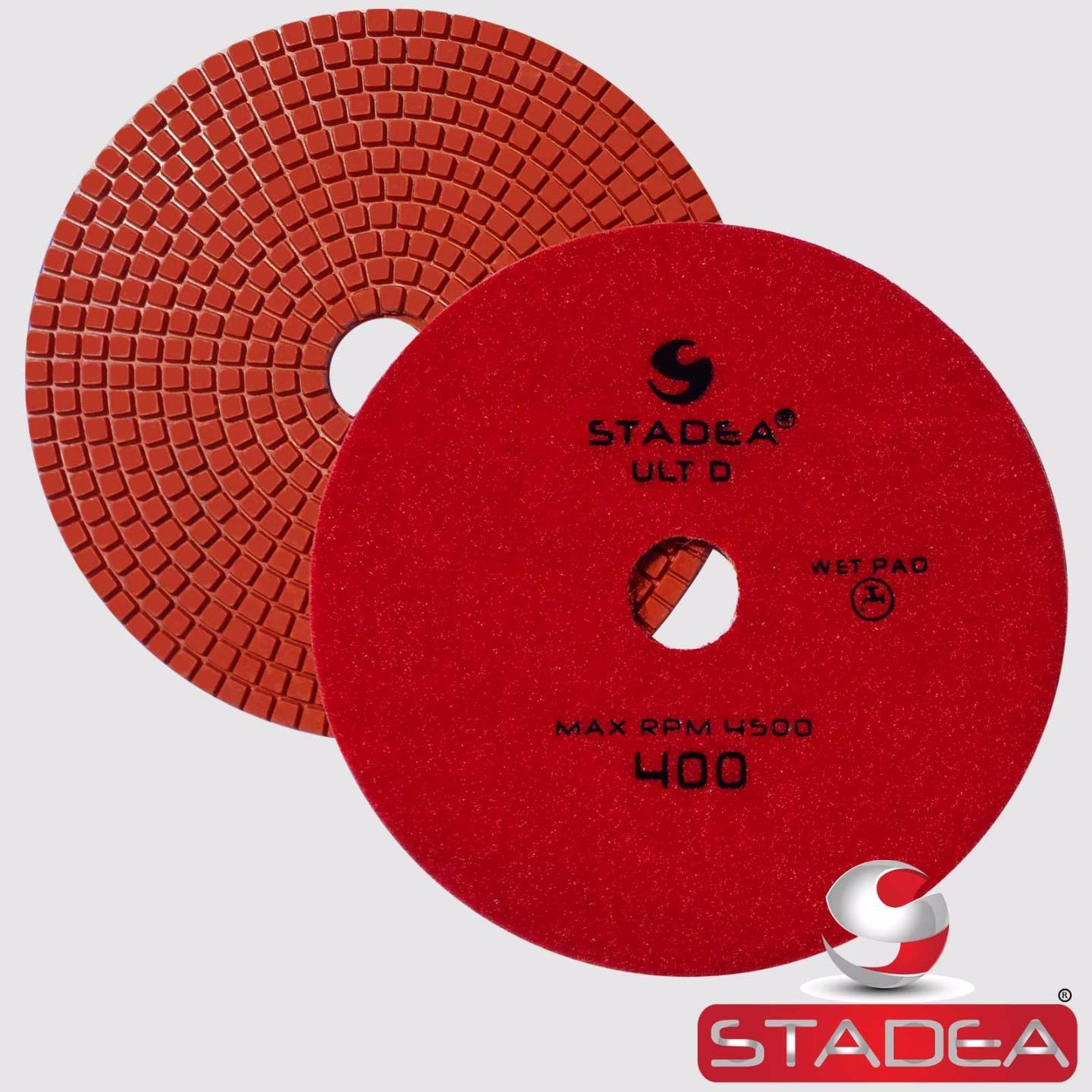 Stadea 7" Diamond Granite Polishing Pads Set For Granite Quartz Stones