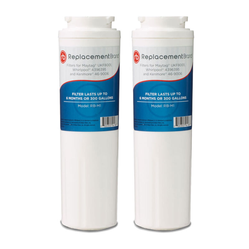 Fits Maytag Ukf8001 Edr4rxf1 4396395 46-9006 Refrigerator Filter 2 Pack