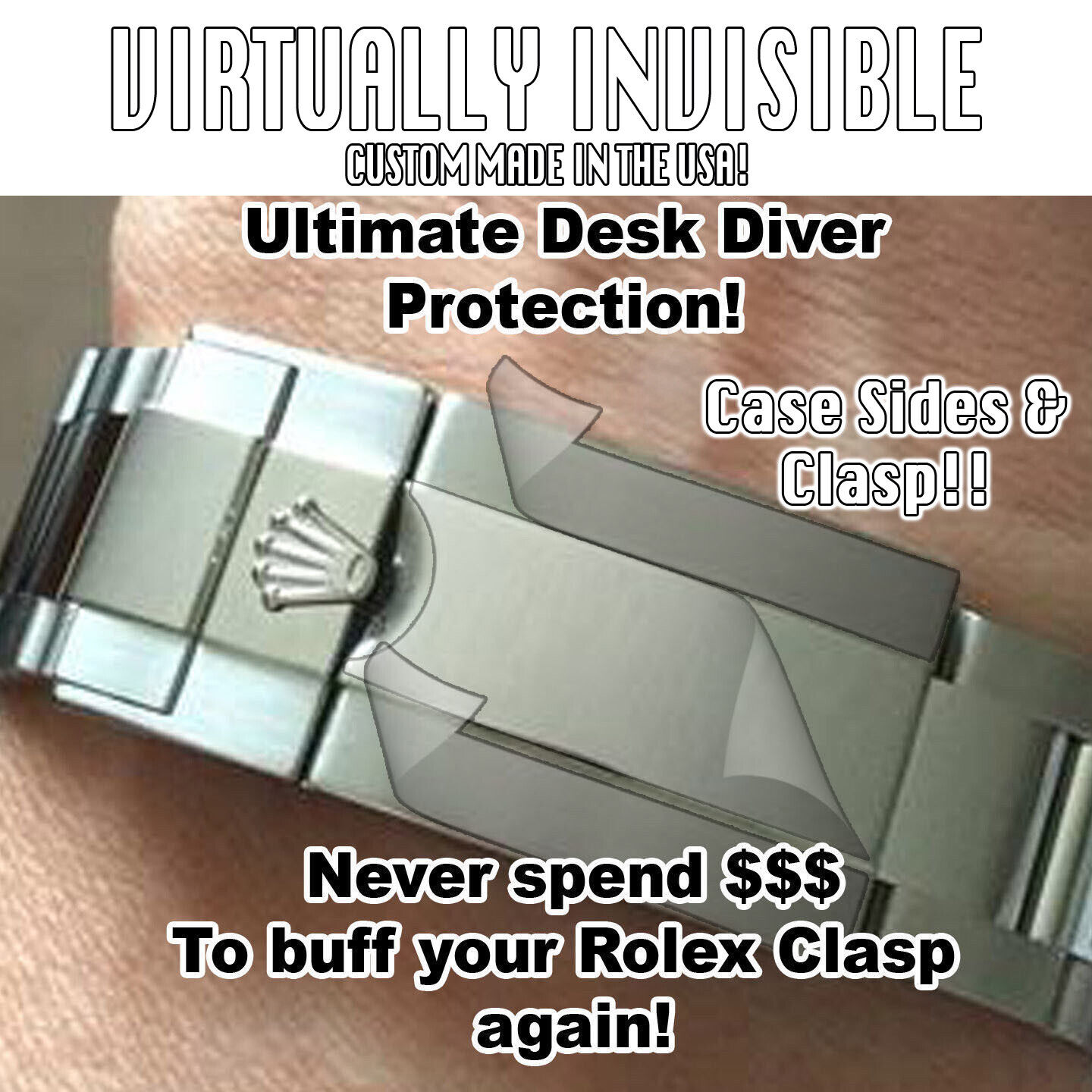 For-Rolex GMT Master II & Datejust 41 HD Clear Protector For-Rolex GMT Master II & Datejust 41 HD Clear Protector