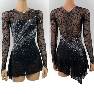 ice figure skating competition dress Gymnastics costume dance Dress dyeing