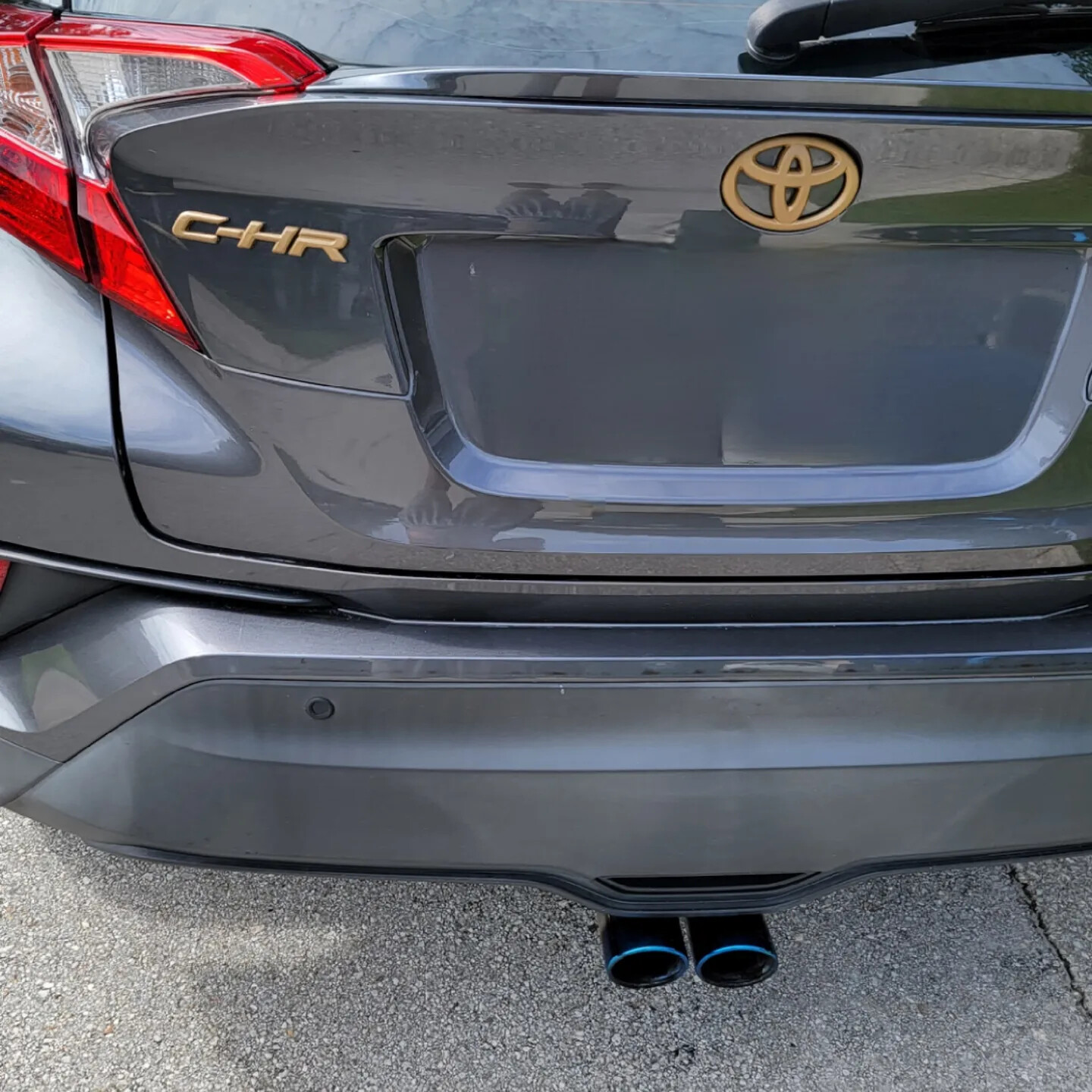 2018-2022 Toyota C-HR LE & XLE Blackout Emblem Overlay Kit
