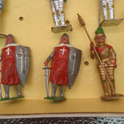 Vintage Lead Johillco (John Hill & Co) Medieval Knights Set  354 Boxed, 30 PCS