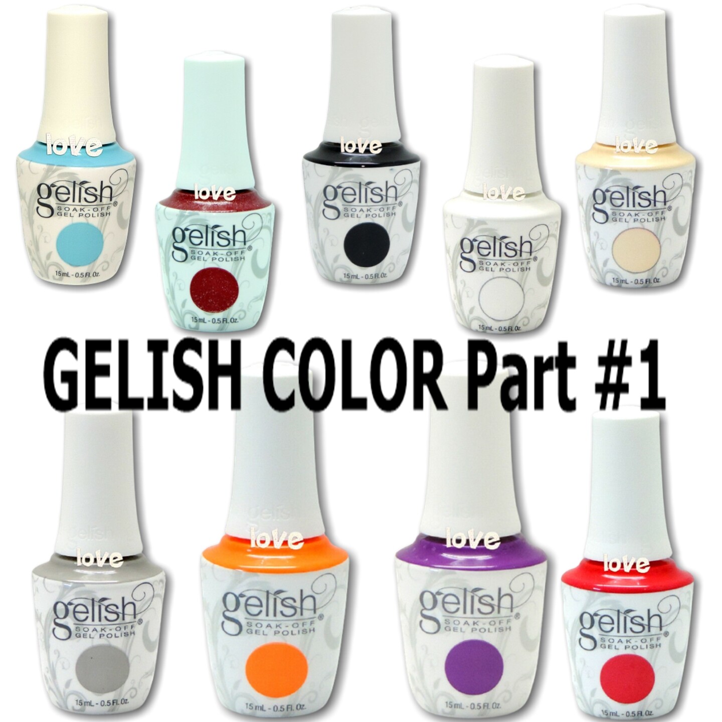 Soak-off 0.5fl.oz Gelcolor Part #1 /choose Any