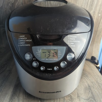 Breadman Pro TR875 Automatic Bread Maker/Making Machine 2 lb 