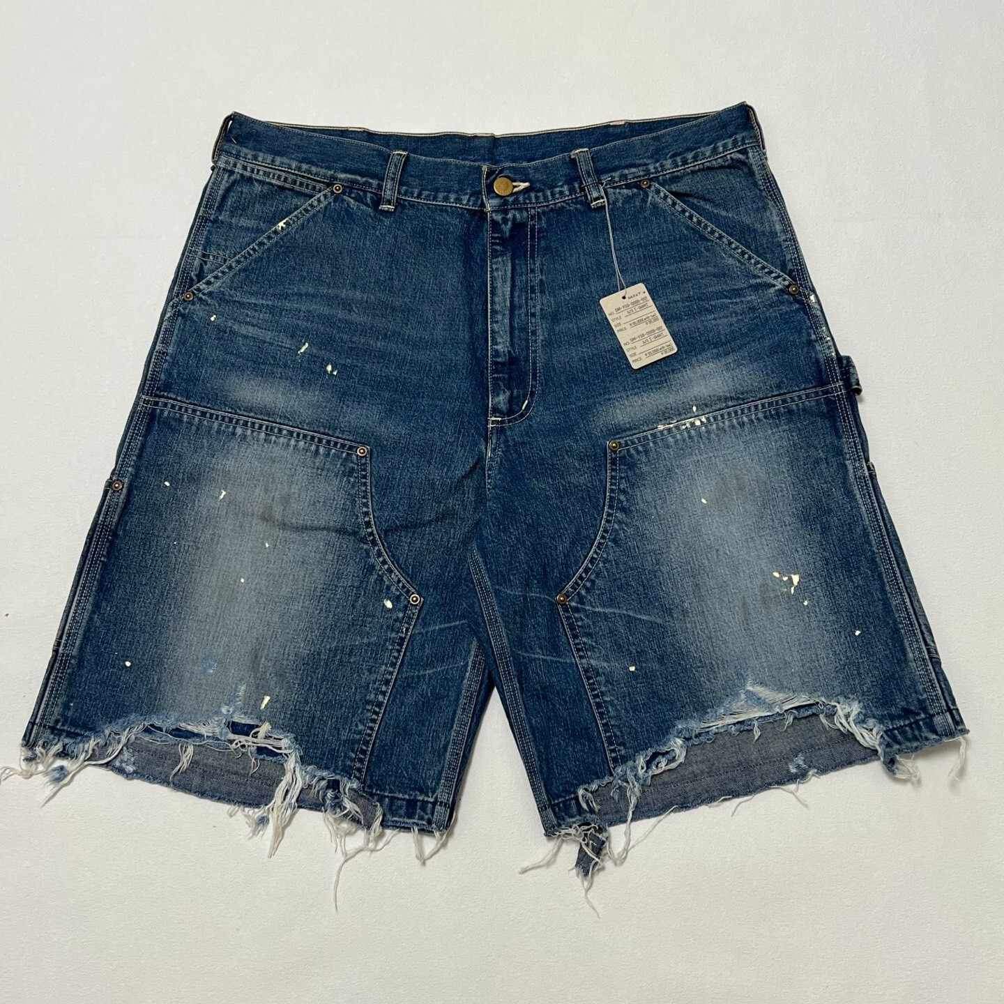 パンツ SAINT MICHAEL DENIM SHORTS DAMAGE BLUE L Buy Saint Michael Damage Denim Shorts 'Blue' - SM YS8 0000