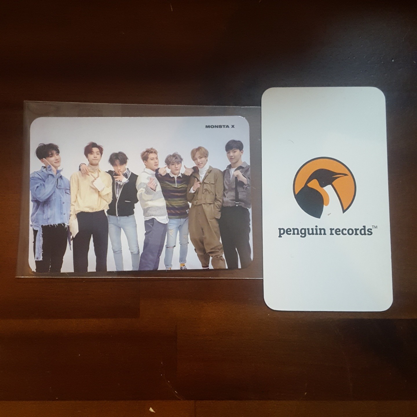 アイドル MONSTA X THE CONNECT PHOTO CARD SET B MONSTA X - 6th MINI ALBUM THE CONNECT : DEJAVU GROUP PHOTO