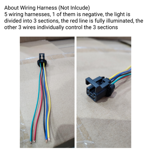 Chopped Tour Pack Pak Trunk Light For Harley Davidson Touring Street Glide 14-24