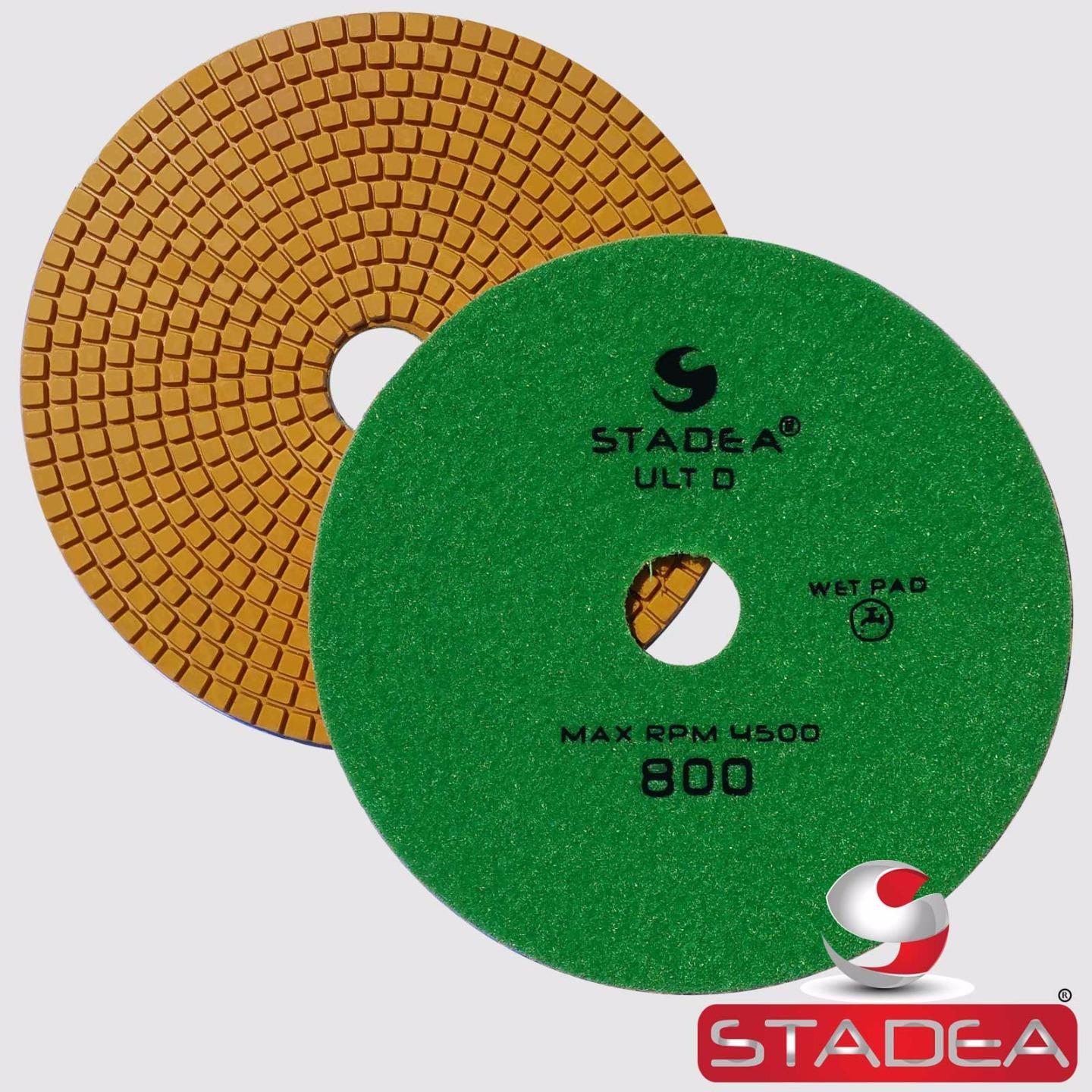 Stadea Granite Polishing Pads 7" Diamond Pads For Granite Quartz Stone
