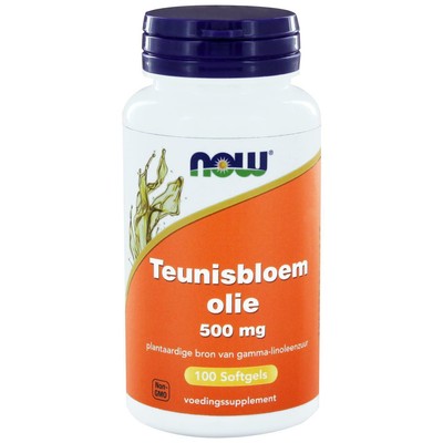 Teunisbloemolie 500 mg (100 softgels) - NOW Foods € 279,81 /  kg