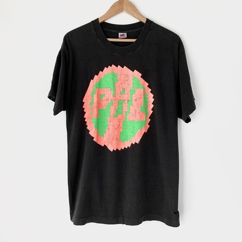 1989 Public Image Limited Ltd Vintage Band Tour Punk Rock Camisa Años 80  Años 80 PIL