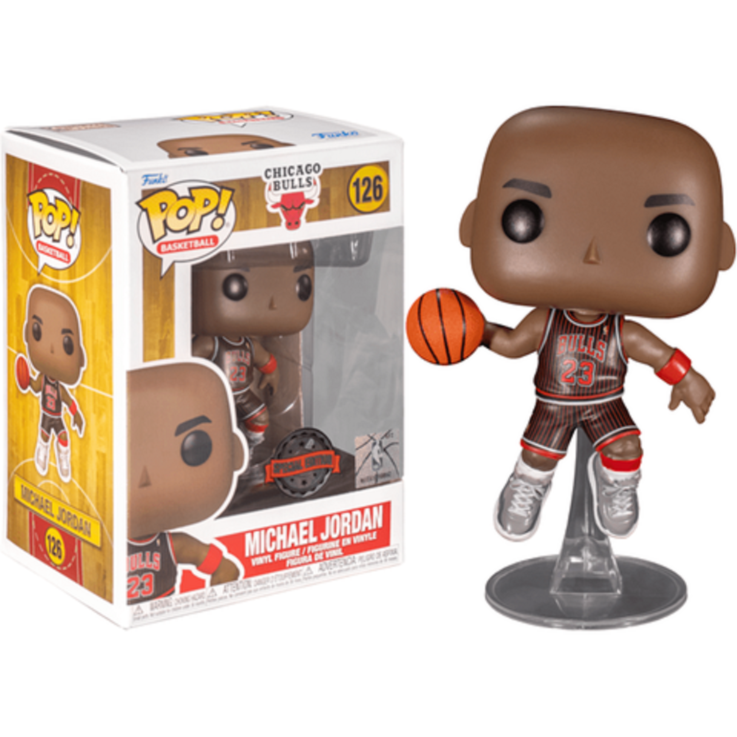Michael Jordan Chicago Bulls Funko NBA Pop! Vinyl #126 Black