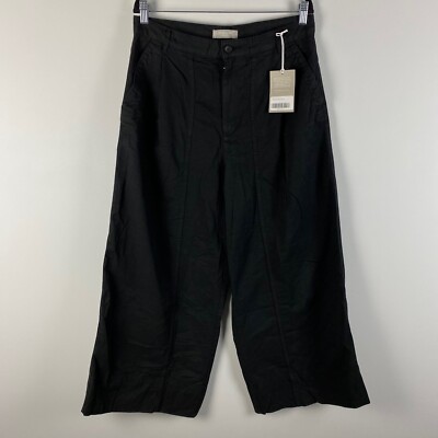 Everlane Black The Tourist High Rise Wide Leg Trouser Pants Womens Size 12