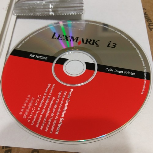 LEXMARK i3 user guide manual software color 26 ink inkjet printer- p/n 14HO150