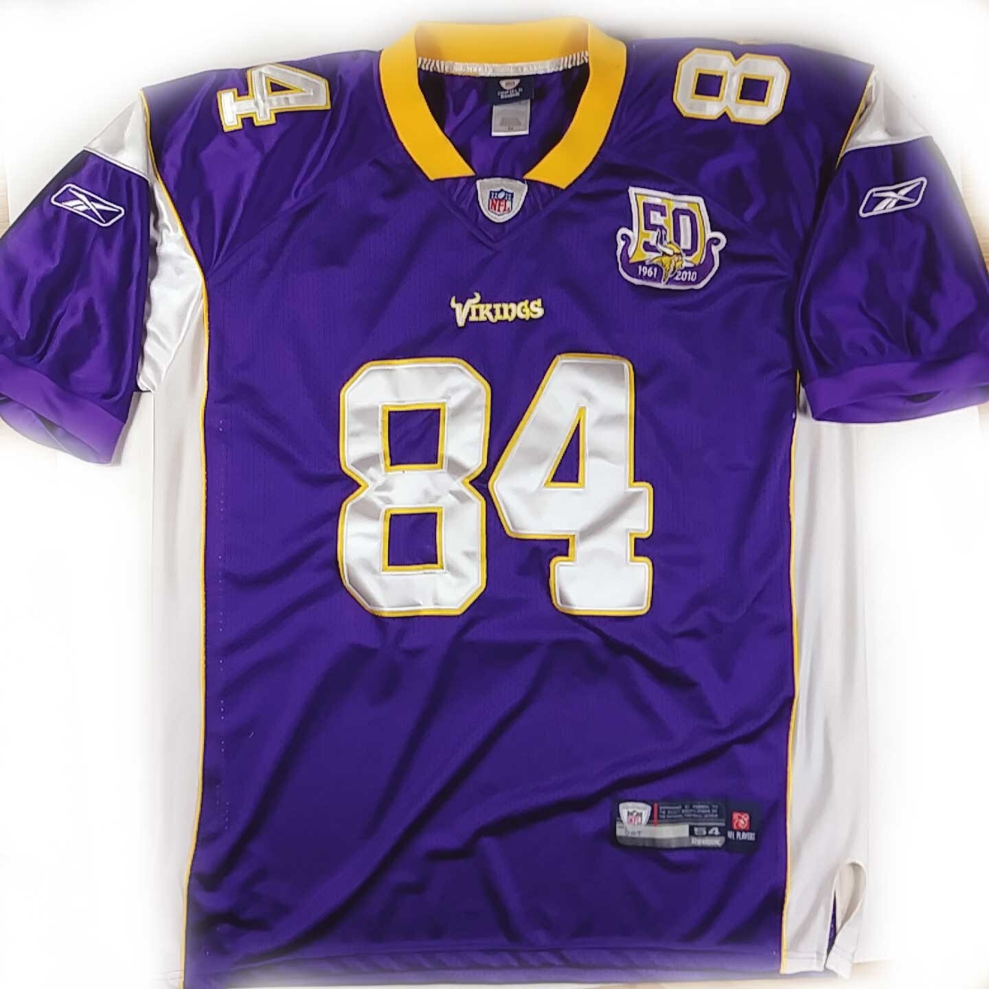 NFL Reebok On Field Randy Moss #84 Minnesota Vikings 50th
