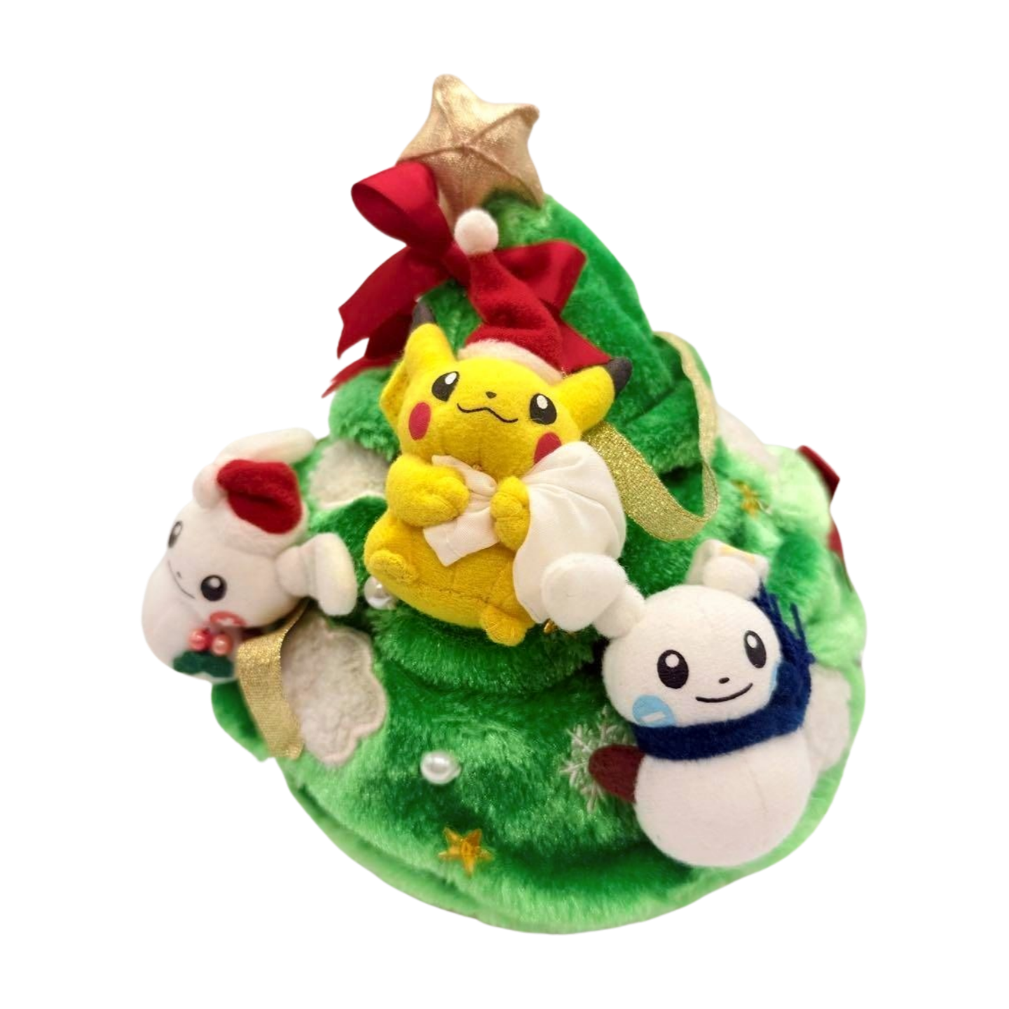 Pokemon Center Pikachu Santa Christmas Tree Plush Toy 2004 Pokemon Center Pikachu Santa Christmas Tree Plush Toy 2004
