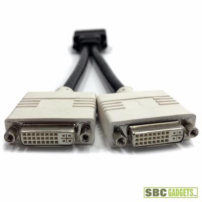 H9361 BIZ Molex DMS-59 (2) DVI Female to (1) Male Splitter Connection