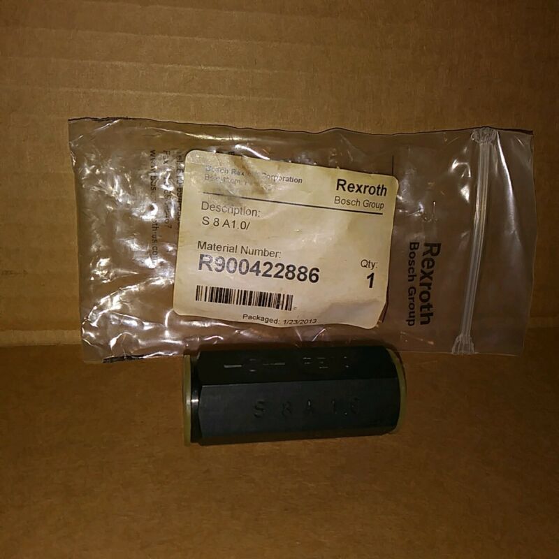 Rexroth S8A1.0 Inline Check Valve R900422886 Size 8 - New in Box