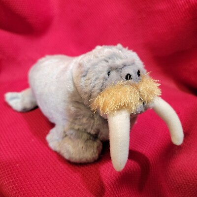Gray WALRUS HM332 GANZ webkinz plush doll Stuffed Animal Toy 5'' x 9'' sea creatur