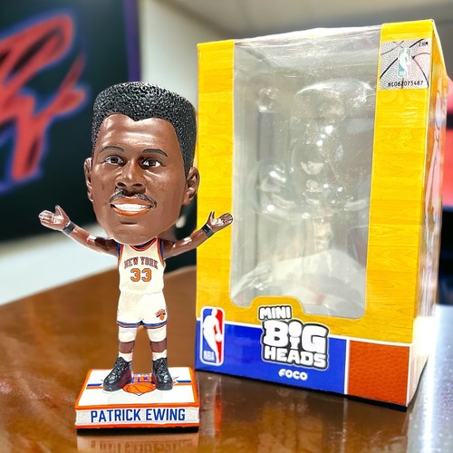 PATRICK EWING New York Knicks Legend NBA Mini Bighead MSG