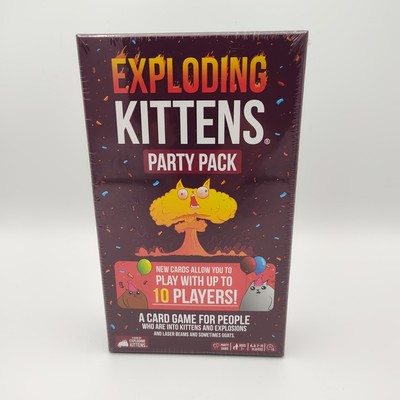 Exploding Kittens Party Pack Card Game New Cards 2023 NEW Sealed!