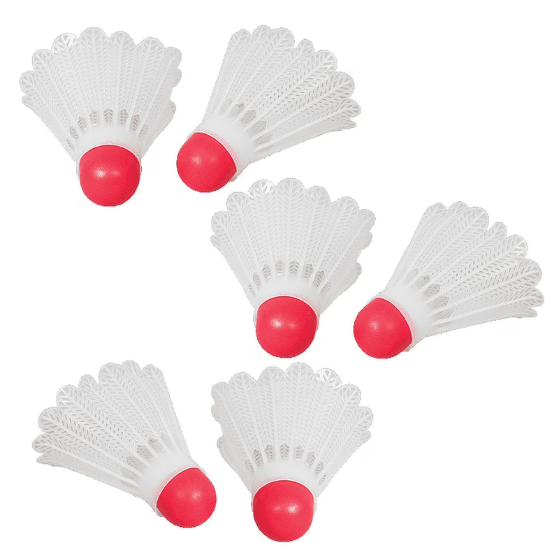 Official Size Badminton Shuttlecocks, 6-Pack - All-Weather Bir...