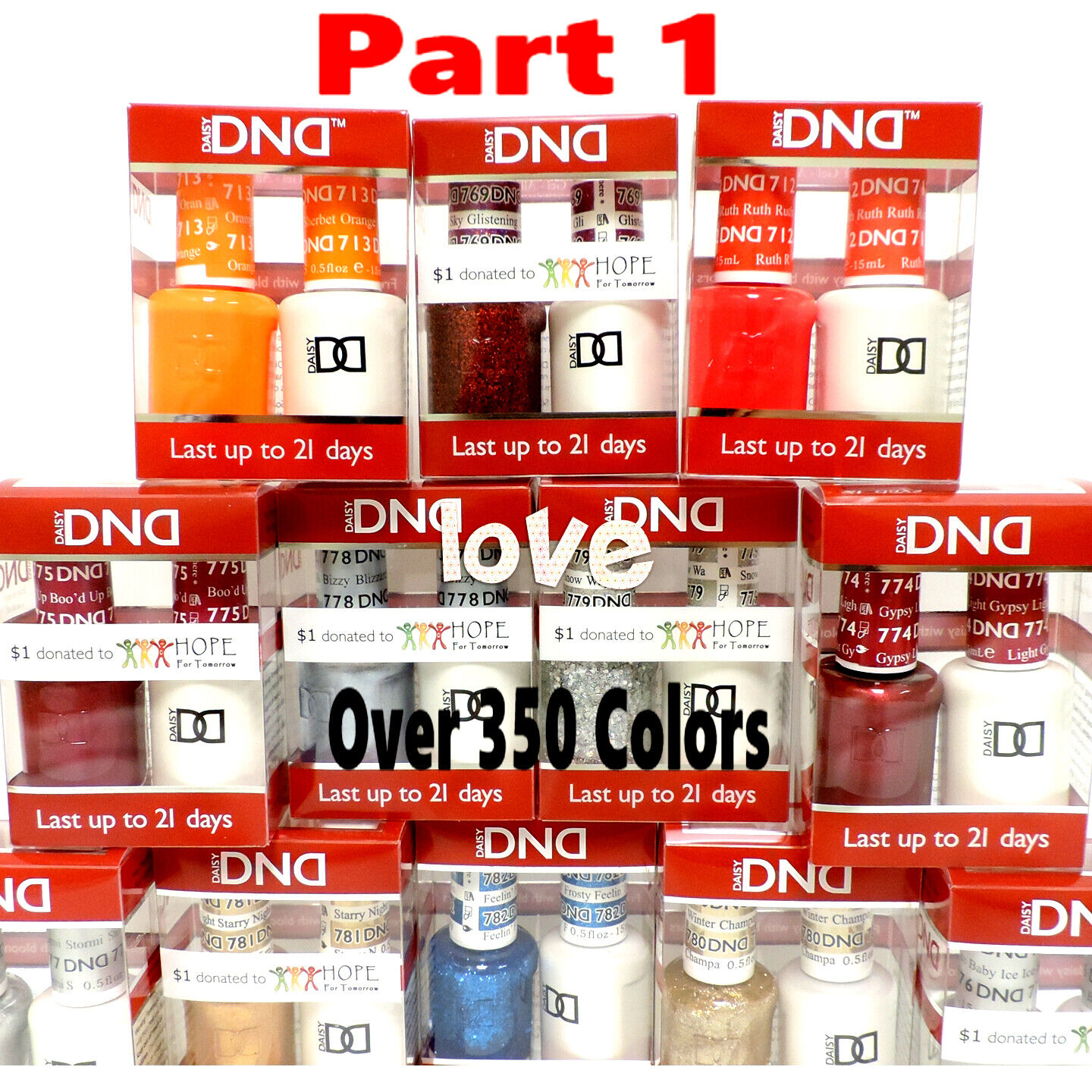 0.5oz Gel Color Duo (401 - 550) Choose Color Part 1