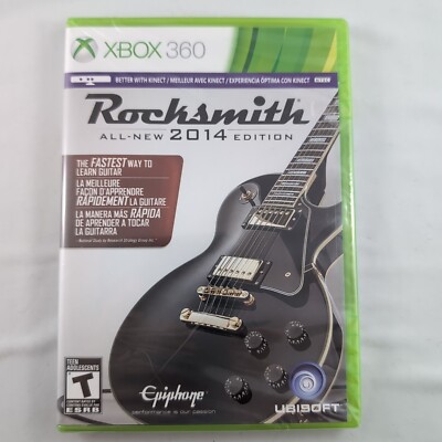 Rocksmith All New 2014 Edition (Microsoft Xbox 360, 2013) Brand New Sealed B54